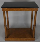 PAIR OF BIEDERMEIER STYLE BURL