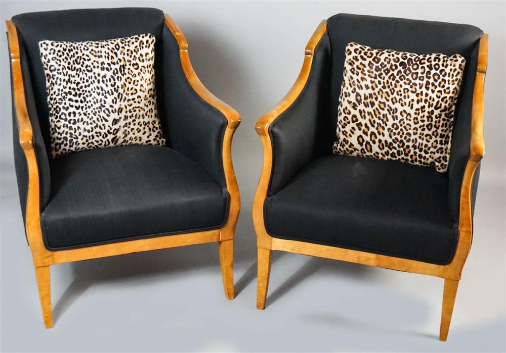 PAIR OF BIEDERMEIER STYLE FRUITWOOD