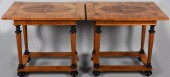 PAIR OF BIEDERMEIER STYLE PARQ