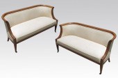 PAIR OF BIEDERMEIER STYLE SETT