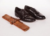 PAIR OF BLACK ALLIGATOR SKIN S