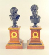 Pair of black composition clas