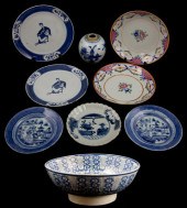 PAIR OF BLUE AND WHITE BATAVIA
