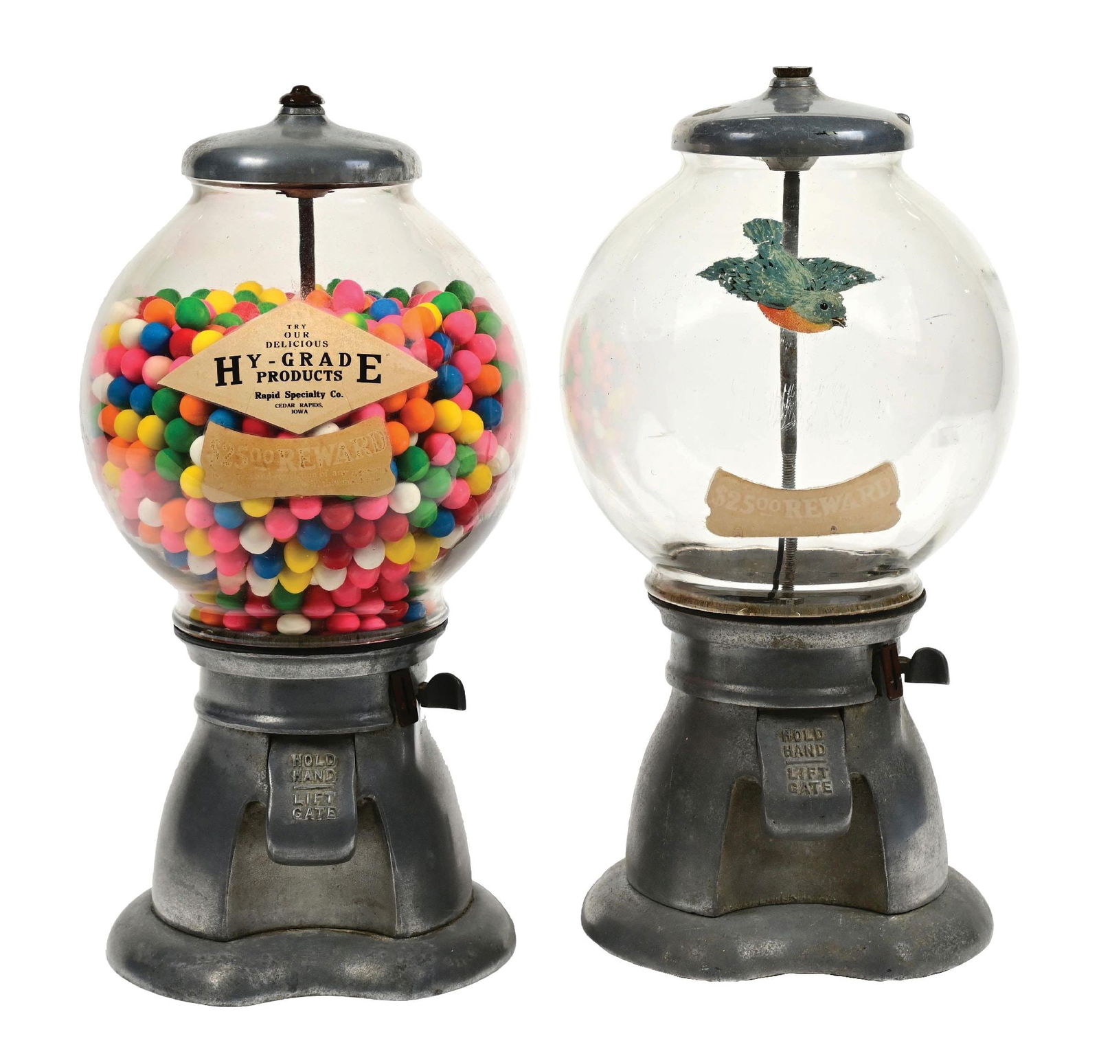 PAIR OF BLUE BIRD BULK VENDING