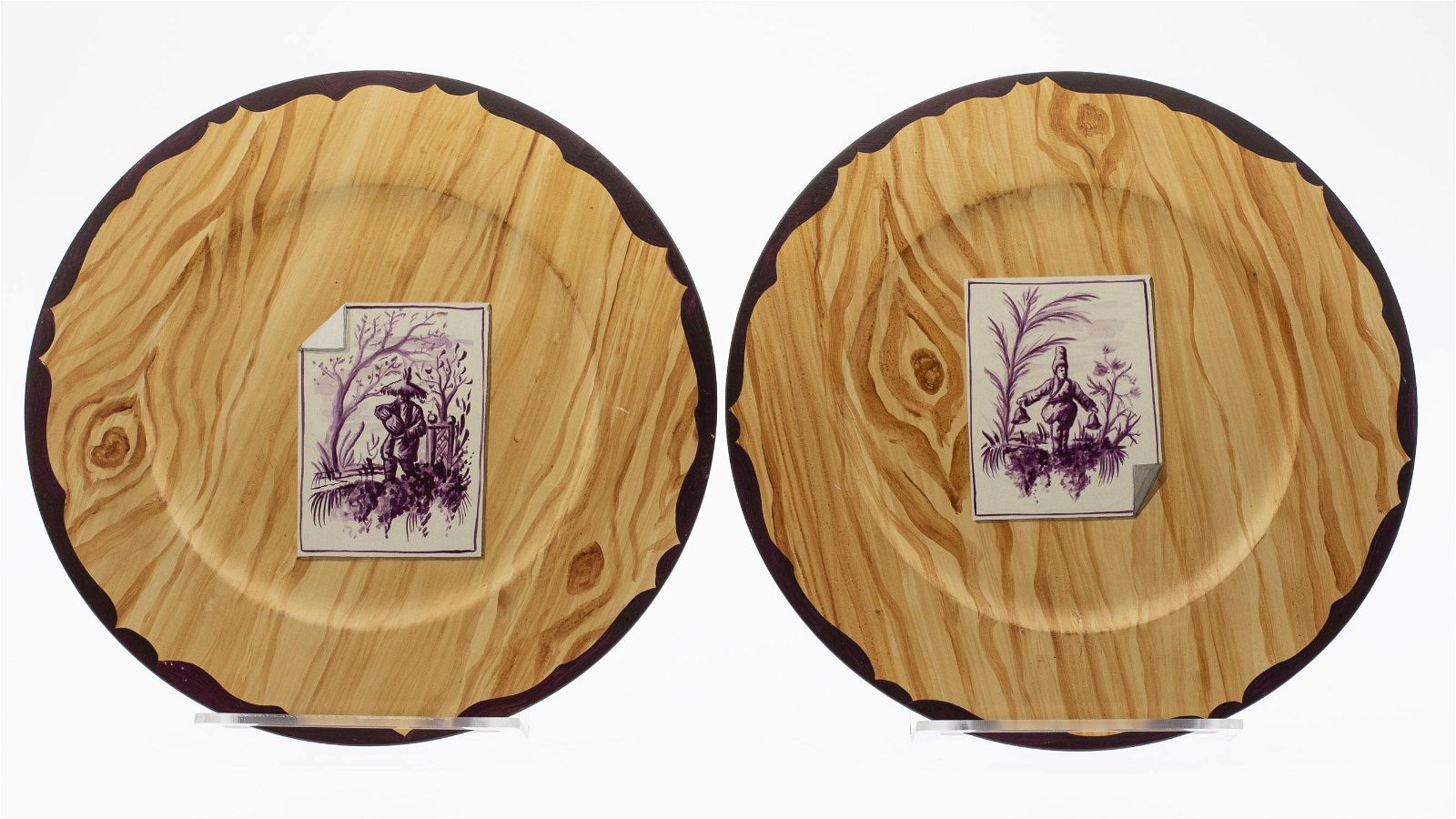 PAIR OF BOB CHRISTIAN FAUX