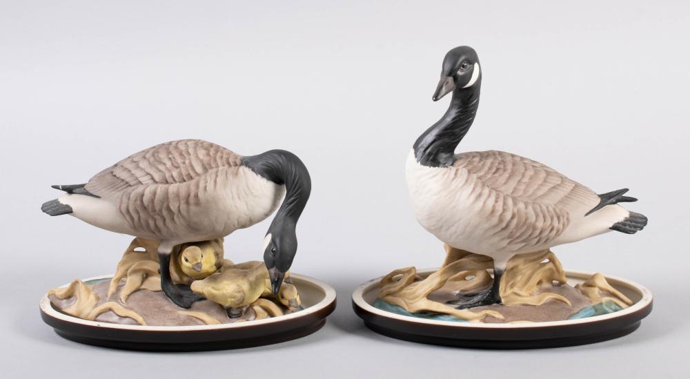 PAIR OF BOEHM CANADIAN GEESEPAIR OF