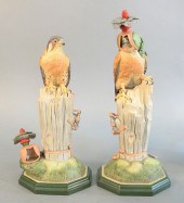 PAIR OF BOEHM PORCELAIN FIGURE
