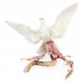 PAIR OF BOEHM PORCELAIN "WHITE