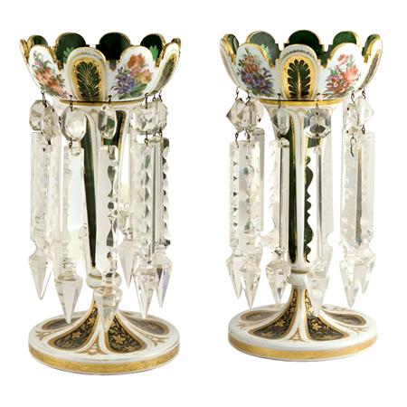 Pair of Bohemian Style Cased