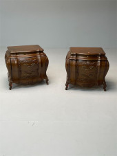 PAIR OF BOMBAY COMMODES, NIGHT