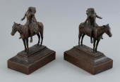 PAIR OF BOOKENDS AFTER CYRUS E