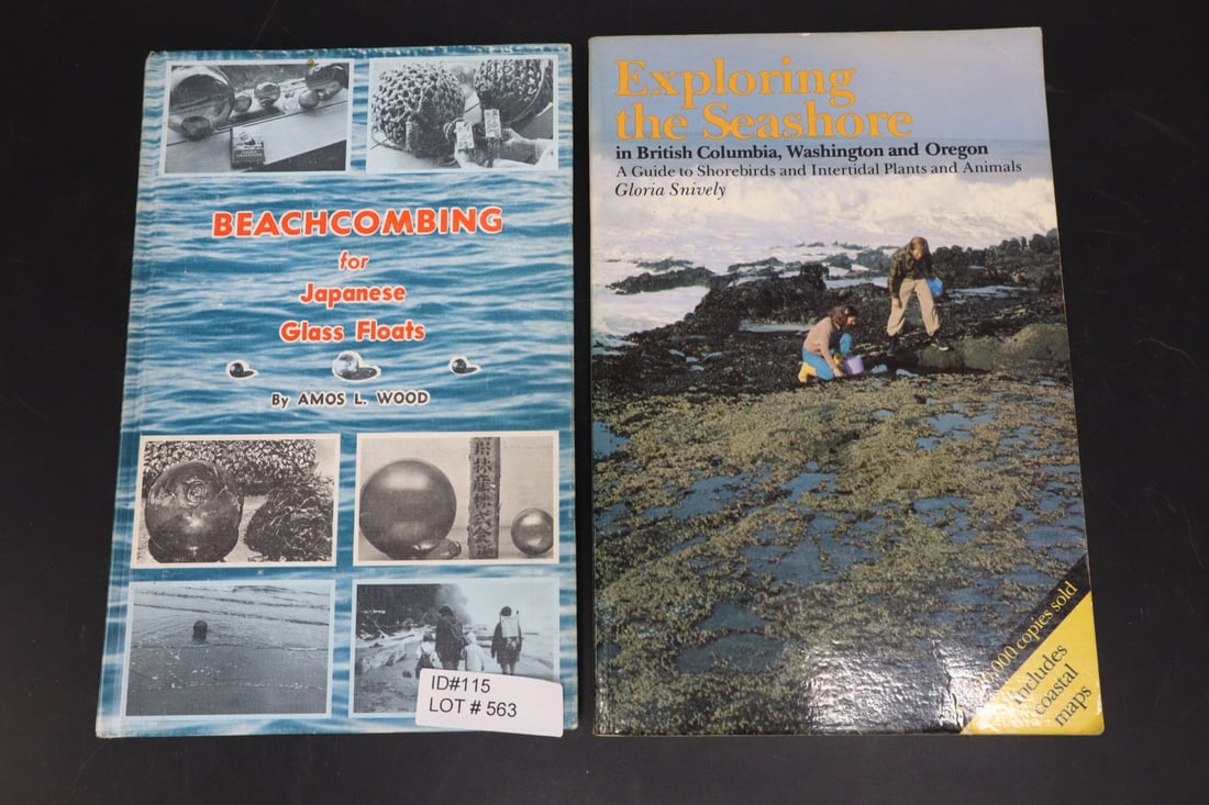 PAIR OF BOOKS, BEACHCOMBING FOR