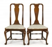 PAIR OF BOSTON QUEEN ANNE-STYL