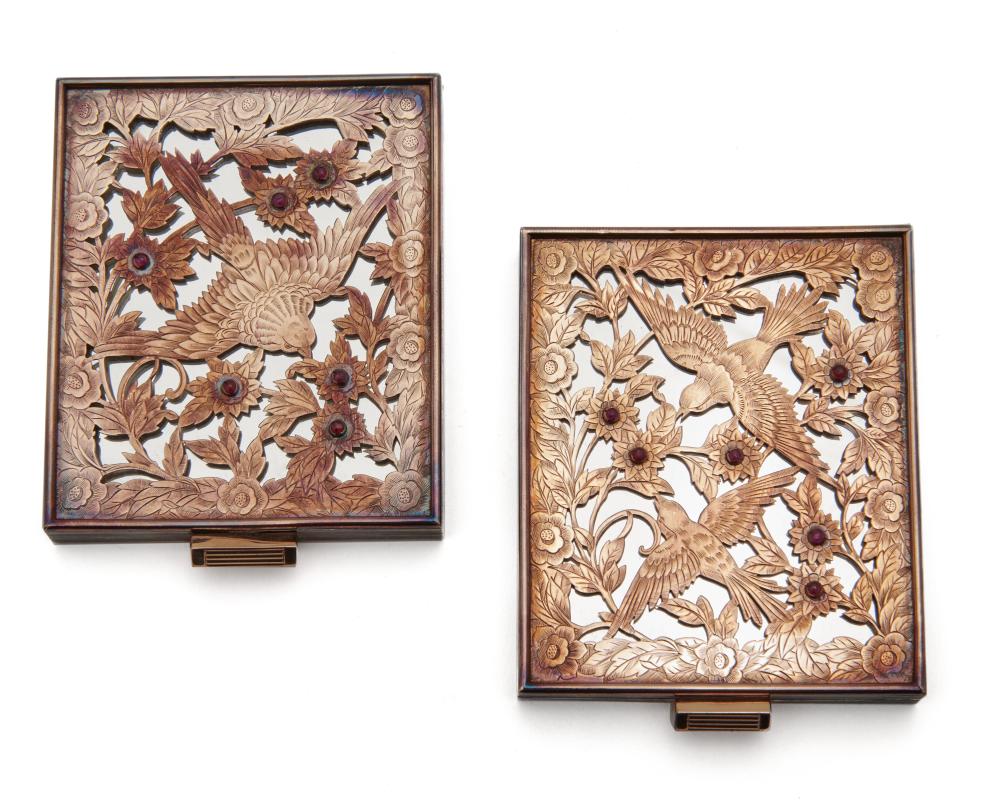 PAIR OF BOUCHERON SILVER, 18K GOLD,