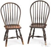 PAIR OF BOWBACK WINDSOR SIDE C