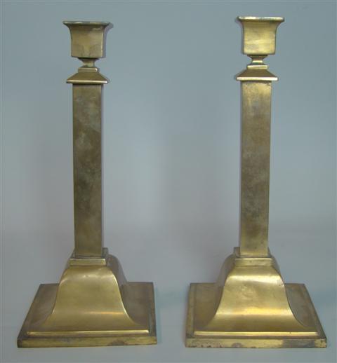 PAIR OF BRADLEY & HUBBARD BRASS