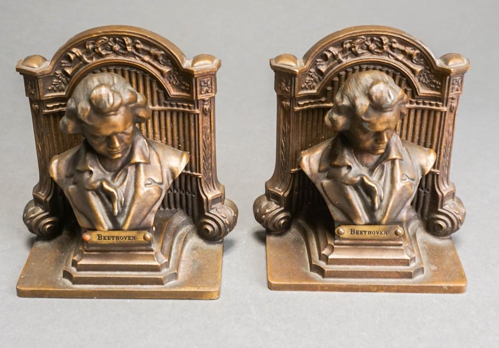 PAIR OF BRADLEY & HUBBARD BEETHOVEN