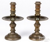 PAIR OF BRASS HEEMSKIRK CANDLE