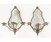 Pair of brass Maison Jansen sc