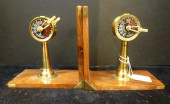 PAIR OF BRASS SHIPS TELEGRAPH