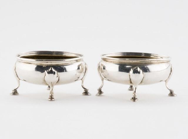 PAIR OF BRITISH STERLING SILVER