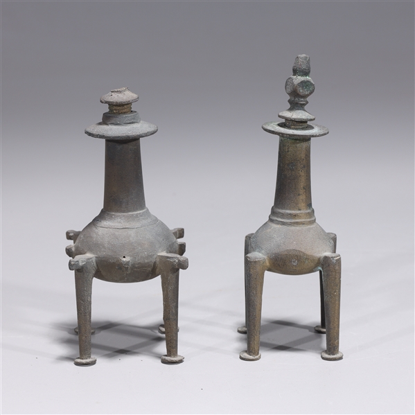 Pair of bronze kohl (surma dani)