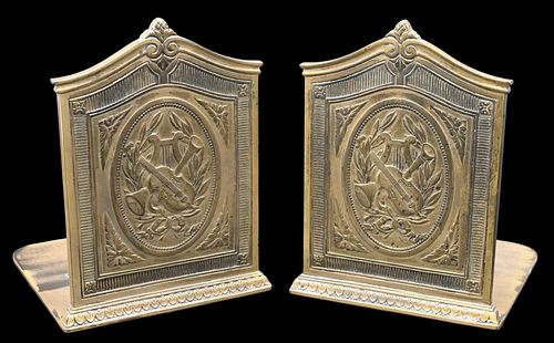 PAIR OF BRONZE TIFFANY & COMPANY