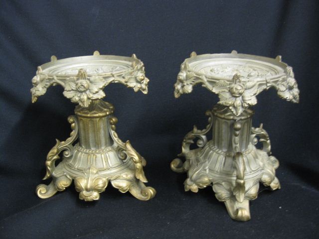 Pair of Bronzed Victorian