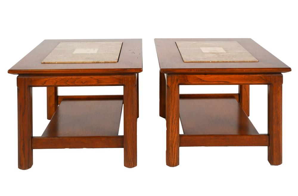PAIR OF BROWN-SALTMAN SIDE