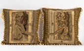 PAIR OF BRUSSELS BAROQUE TAPES