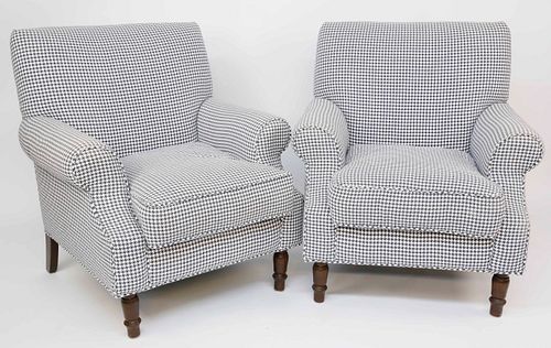 PAIR OF BSC "PAIGE" HOUNDSTOOTH
