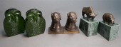 PAIR OF BULL AND BEAR BOOKENDS