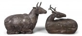 PAIR OF BURMESE LOW GRADE SILV
