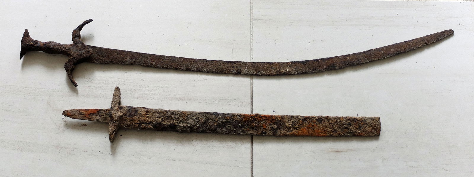 PAIR OF BYZANTINE ERA IRON
