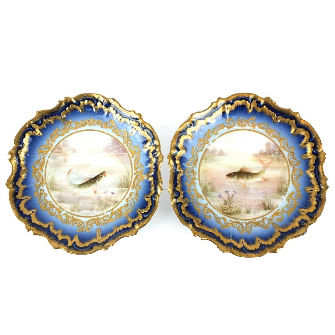 PAIR OF CABINET PLATESPair of