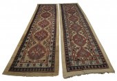 PAIR OF CAMEL HAIR SARAB RUNNE