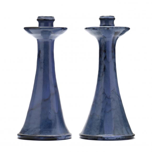 PAIR OF CANDLESTICKS, CHARLES