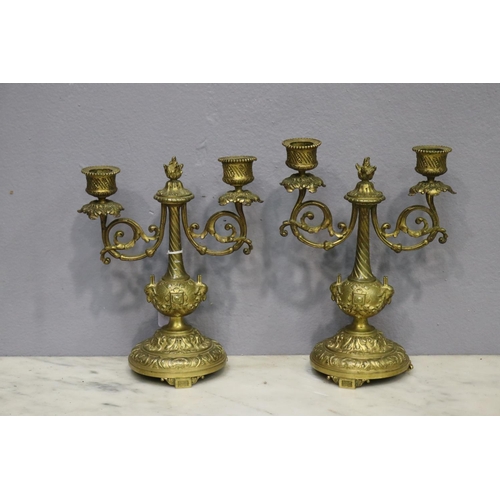 Pair of candlesticks, each approx