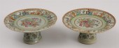 PAIR OF CANTON ENAMELED STEMME
