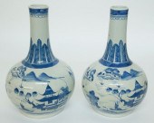 PAIR OF CANTON WATER BOTTLES,