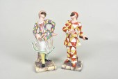 PAIR OF CAPO DI MONTE PORCELAI