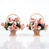 PAIR OF CAPODIMONTE STYLED POR