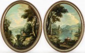 PAIR OF CAPRICCIO LANDSCAPE PA