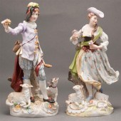 Pair of Carl Thieme Dresden po
