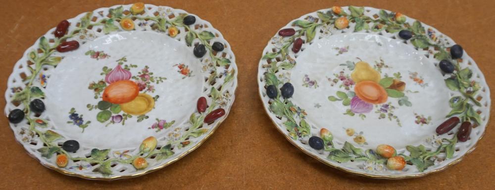 PAIR OF CARL THIEME FRUIT AND