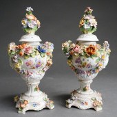 PAIR OF CARL THIEME-TYPE FLORA