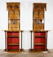 PAIR OF CARLO BUGATTI STYLE WA