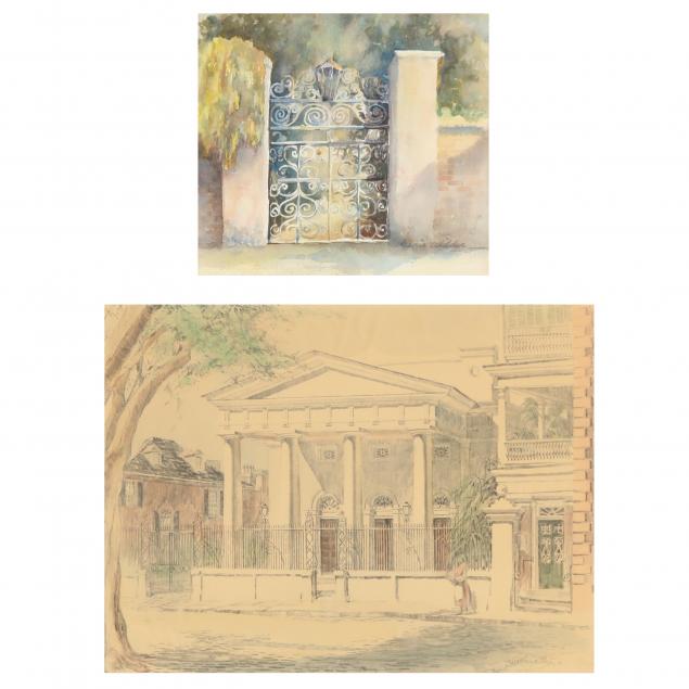 PAIR OF CAROLINA SCHOOL (20TH