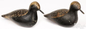 PAIR OF CARVED AND PAINTED SHO