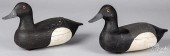 PAIR OF CARVED AND PAINTED BRO